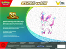 Pokémon TCG: 30th Celebration - Sylveon Ex box (julkaisupäivä 16.9.2026)