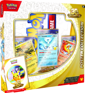 Pokémon TCG: 30th Celebration - Poster collection (julkaisupäivä 16.9.2026)