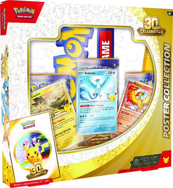 Pokémon TCG: 30th Celebration - Poster collection (julkaisupäivä 16.9.2026)