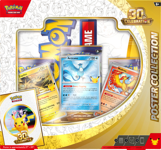 Pokémon TCG: 30th Celebration - Poster collection (julkaisupäivä 16.9.2026)