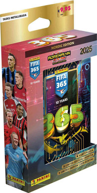 Panini Adrenalyn XL FIFA 365 Nordic Edition 2025 Pocket Tin