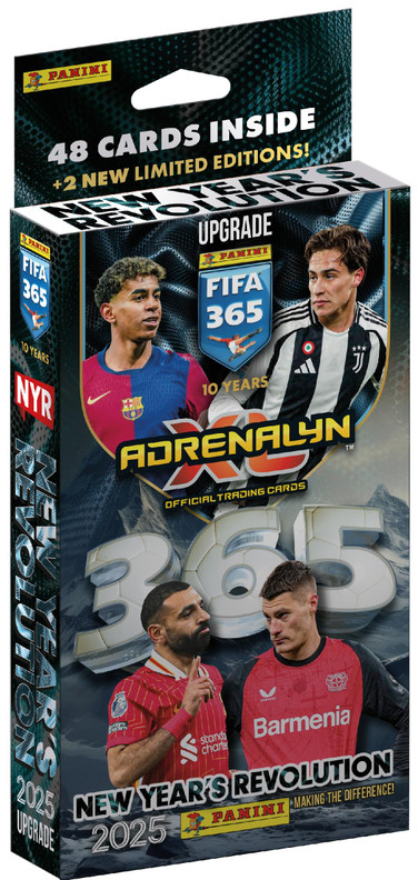 Panini Fifa 365 2025 Upgrade Adrenalyn XL -korttipakka New Years Revolution