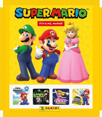 Panini Super Mario It's me Mario tarrat - pussi (5 tarraa)