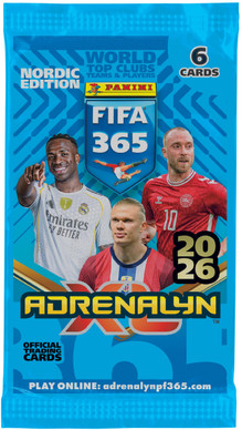 Panini Adrenalyn XL FIFA 365 Nordic Edition 2026 booster