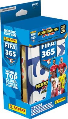 Panini Adrenalyn XL FIFA 365 Nordic Edition 2026 Mega Tin