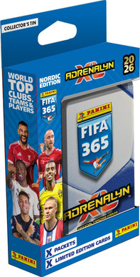 Panini Adrenalyn XL FIFA 365 Nordic Edition 2026 Pocket Tin