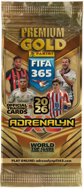 Panini Adrenalyn XL FIFA 365 Nordic Edition 2026 Premium gold booster