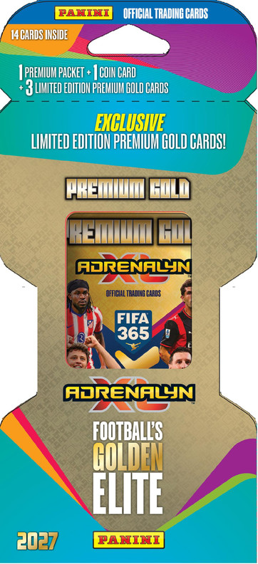 Panini Adrenalyn XL FIFA 365 2026-27 Premium gold booster