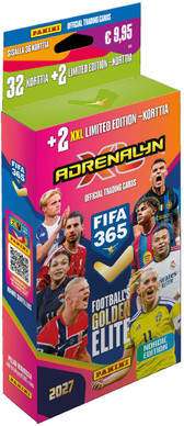 Panini Adrenalyn XL FIFA 365 2026-27 3 korttipaketin laatikko