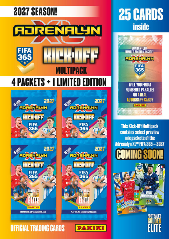 Panini Adrenalyn XL FIFA 365 2026-27 Kick-off multipack