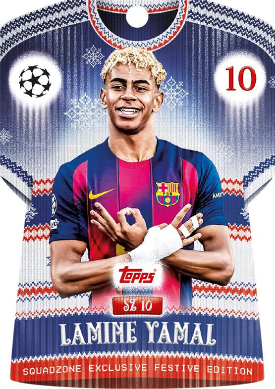 Topps Match Attax Champions League 2025/26 Countdown calendar (joulukalenteri) 
