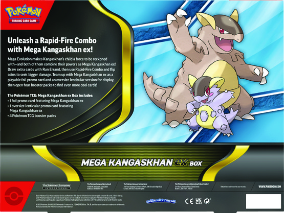 Pokémon TCG: Mega Kangaskhan ex Box (julkaisupäivä 14.11.2025)