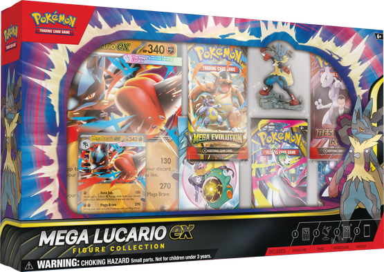 Pokémon TCG: Mega Lucario ex Figure collection (julkaisupäivä 7.11.2025)