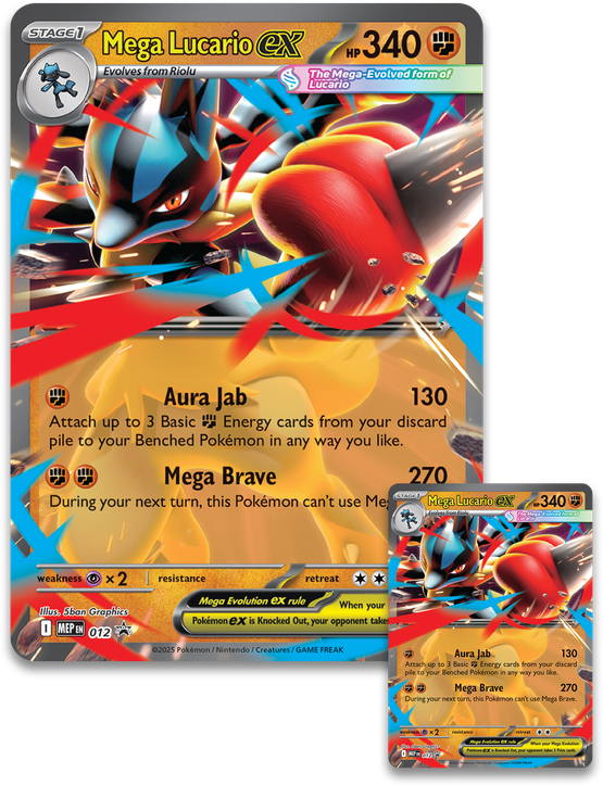 Pokémon TCG: Mega Lucario ex Figure collection (julkaisupäivä 7.11.2025)
