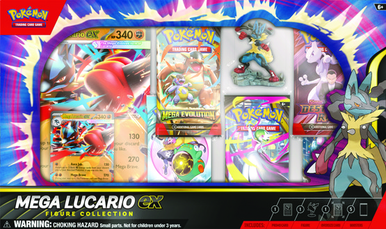 Pokémon TCG: Mega Lucario ex Figure collection (julkaisupäivä 7.11.2025)