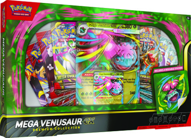 Pokémon TCG: Mega Venusaur ex Premium collection box (julkaisupäivä 14.11.2025)