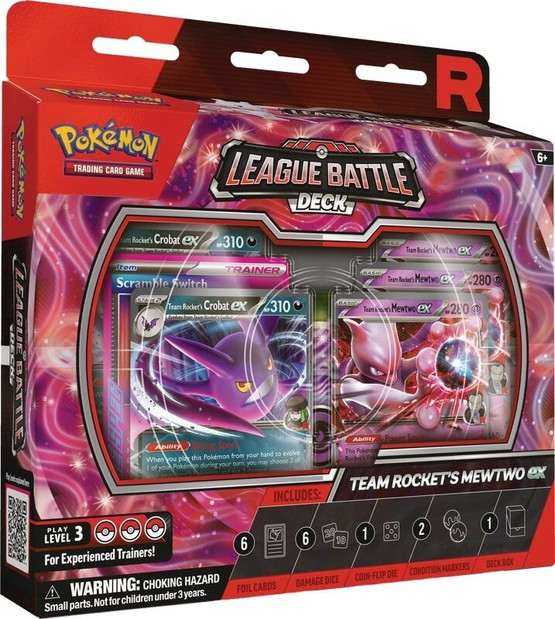 Pokémon TCG: Team Rocket's Mewtwo ex battle deck