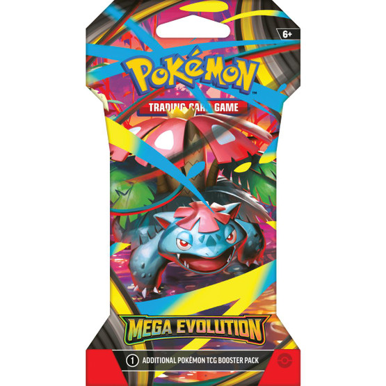 Pokémon TCG: Mega Evolution - Sleeved booster (julkaisupäivä 26.9.2025)