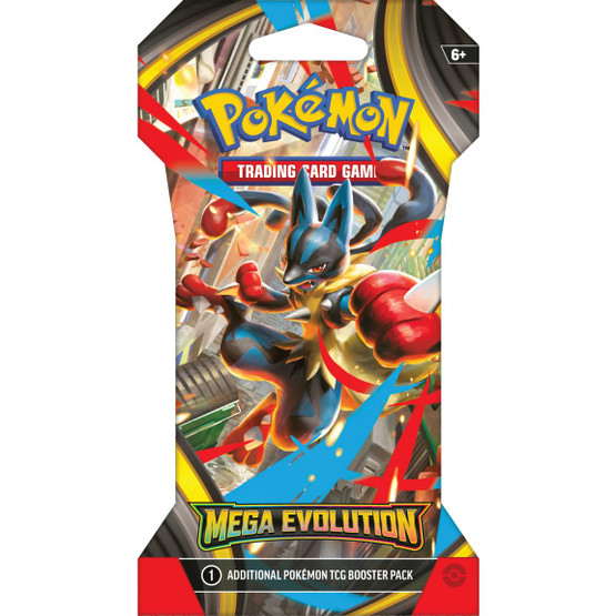 Pokémon TCG: Mega Evolution - Sleeved booster (julkaisupäivä 26.9.2025)