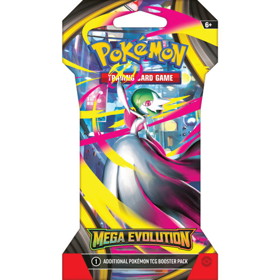 Pokémon TCG: Mega Evolution - Sleeved booster (julkaisupäivä 26.9.2025)