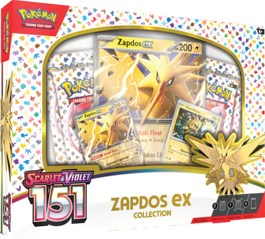 Pokémon TCG: Scarlet & Violet 3.5 151 - Zapdos ex box