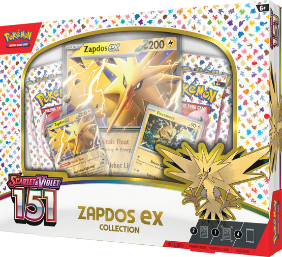Pokémon TCG: Scarlet & Violet 3.5 151 - Zapdos ex box