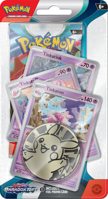 Pokémon TCG: Scarlet & Violet 4 Paradox Rift - Premium Checklane Blister Tinkaton