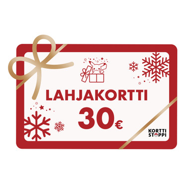 Korttistoppi - 30 € lahjakortti