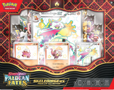 Pokémon TCG: SV 4.5 Paldean fates - Premium Collection Skeledirge 