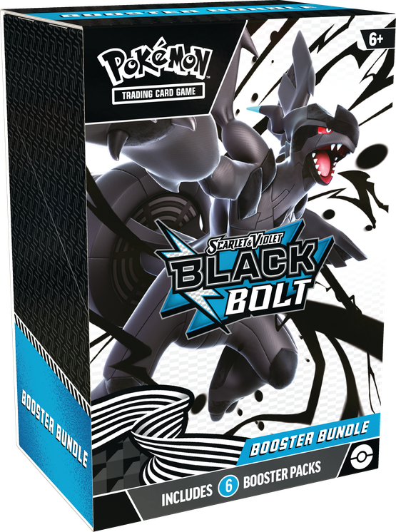 Pokémon TCG: Scarlet & Violet 10.5 Black bolt - Booster bundle (julkaisupäivä 22.8.2025)