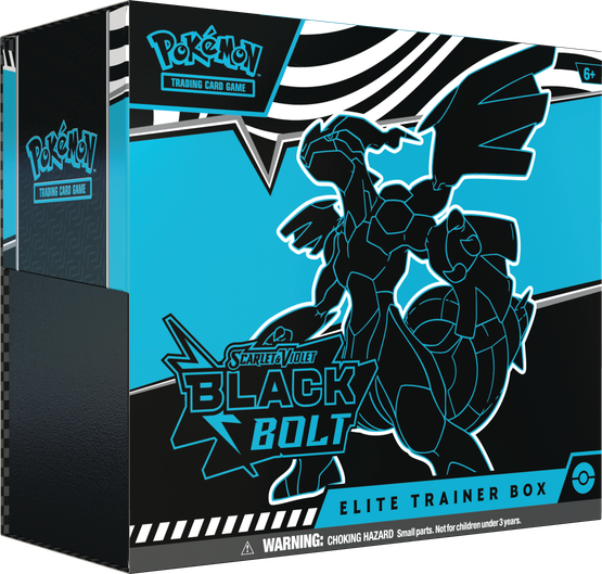 Pokémon TCG: Scarlet & Violet 10.5 Black bolt - Elite Trainer box (julkaisupäivä 18.7.2025)