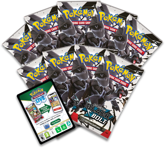 Pokémon TCG: Scarlet & Violet 10.5 Black bolt - Elite Trainer box (julkaisupäivä 18.7.2025)