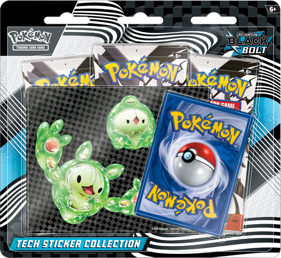 Pokémon TCG: Scarlet & Violet 10.5 Black bolt - Tech sticker collection (julkaisupäivä 1.8.2025)