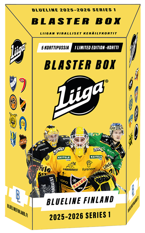 Blueline Liigakortit Series 1 2025-26 Blaster boksi
