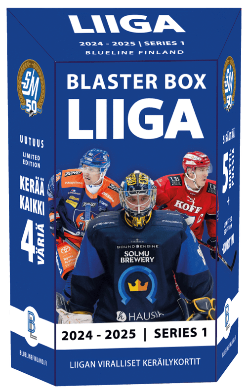 Blueline Liigakortit Series 1 2024-25 Blaster boksi