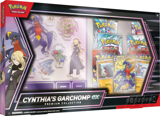 Pokémon TCG: Cynthia's Garchomp ex Premium Collection (julkaisupäivä syyskuu)