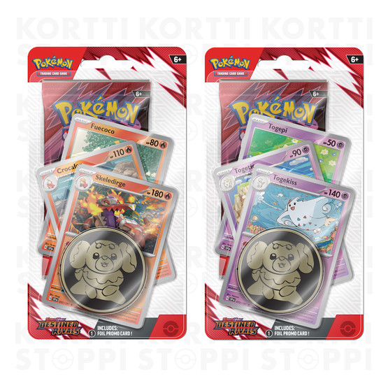Pokémon TCG: Scarlet & Violet 10 Destined Rivals - Premium Checklane Blister KOMBO (julkaisupäivä 30.5.2025)