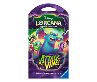 Disney Lorcana: Attack of the Vine Sleeved Booster (julkaisupäivä 24.7.2026)