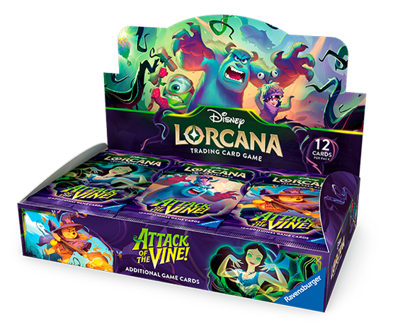 Disney Lorcana: Attack of the Vine Booster Display (julkaisupäivä 24.7.2026)