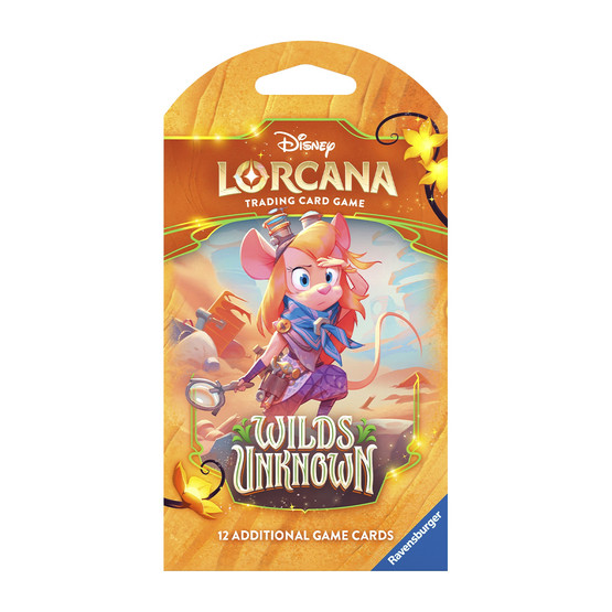 Disney Lorcana: Wilds Unknown Sleeved Booster (julkaisupäivä 15.5.2026)