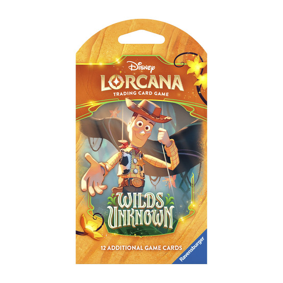 Disney Lorcana: Wilds Unknown Sleeved Booster (julkaisupäivä 15.5.2026)