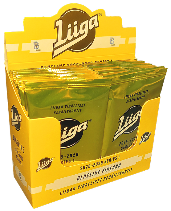 Blueline Liigakortit Series 1 2025-26 boksi (24 pussia)