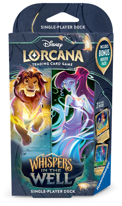 Disney Lorcana: Whispers in the Well Starter deck (julkaisupäivä 14.11.2025)