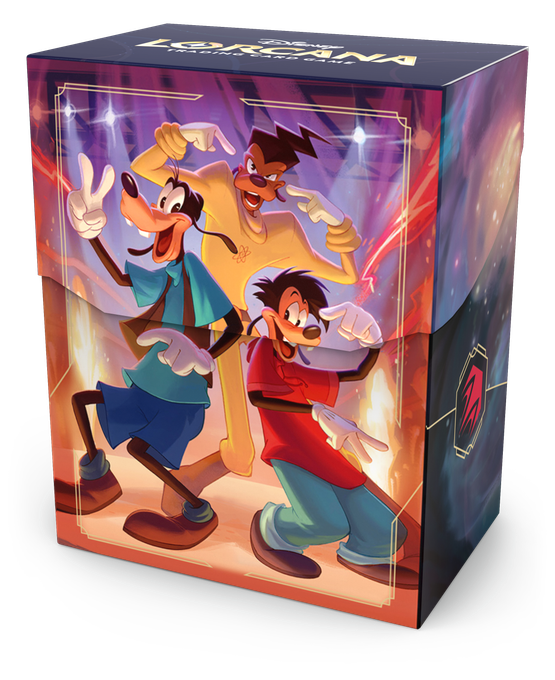 Disney Lorcana: Fabled Deck box - Goofy, Max & Powerline (julkaisupäivä 29.8.2025)