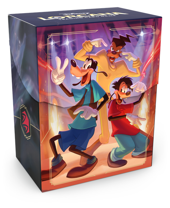 Disney Lorcana: Fabled Deck box - Goofy, Max & Powerline (julkaisupäivä 29.8.2025)