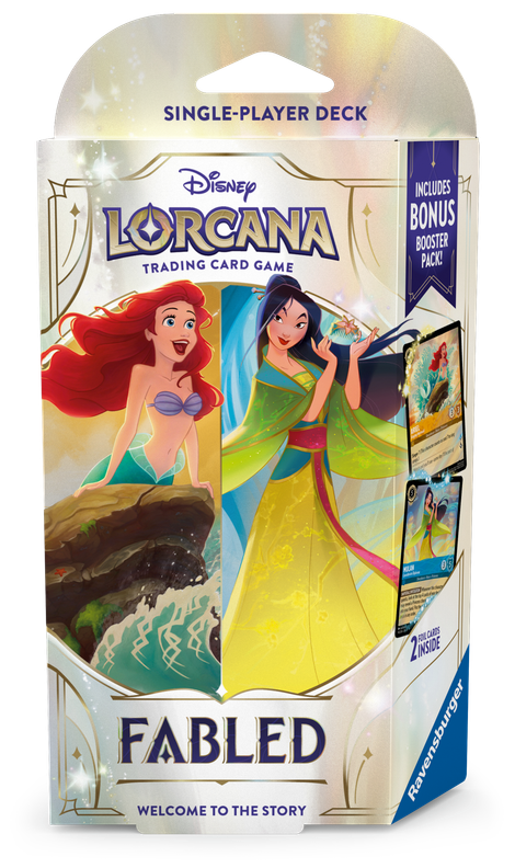 Disney Lorcana: Fabled Starter deck (julkaisupäivä 29.8.2025)