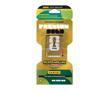 Panini Adrenalyn XL FIFA World Cup 2026 Premium Gold Sleeved Booster