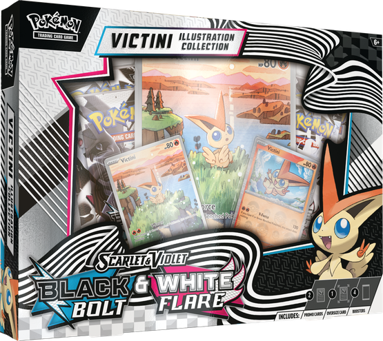 Pokémon TCG: Scarlet & Violet 10.5 Black bolt & White flare - Illustration rare collection (julkaisupäivä 1.8.2025)