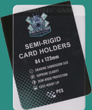 Euro Elite: Semi-Rigid korttisuoja 84x123mm (50 kpl)