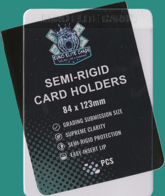 Euro Elite: Semi-Rigid korttisuoja 84x123mm (50 kpl)